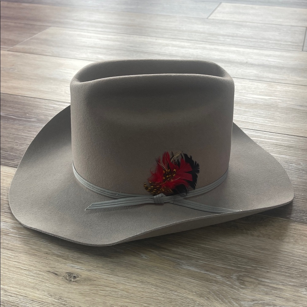 Eddy Hat Co. Cowboy Hat with Feather Detail